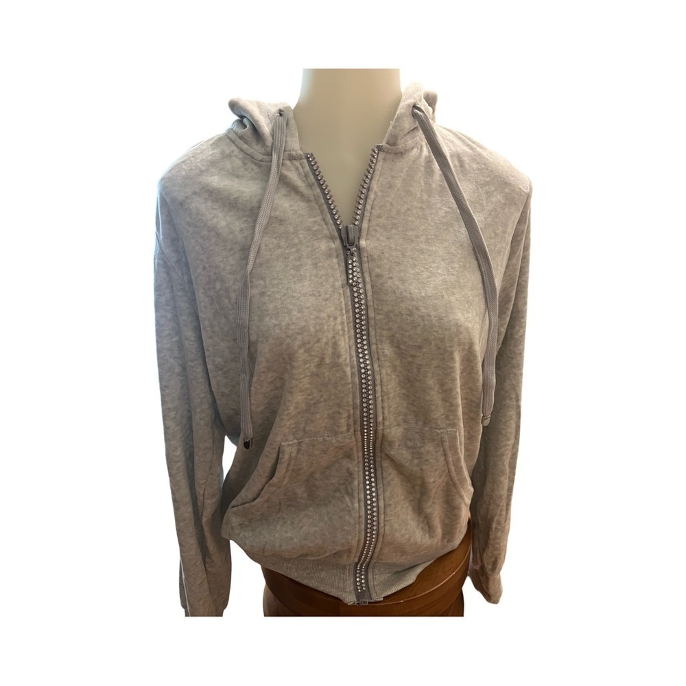 NWT Gray Esti Couture Hooded Sweat Suit Set​​​ - Picture 5 of 12